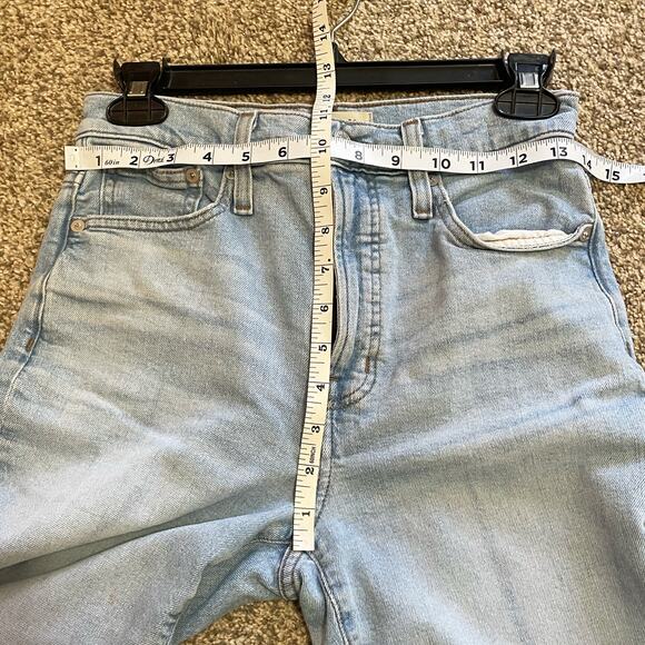 Madewell Perfect Vintage Straight Jean Light Wash Size 25 - Picture 6 of 7